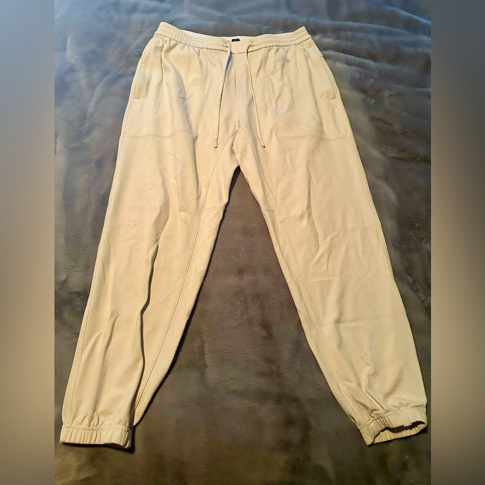 Cream Lululemon Joggers - XL